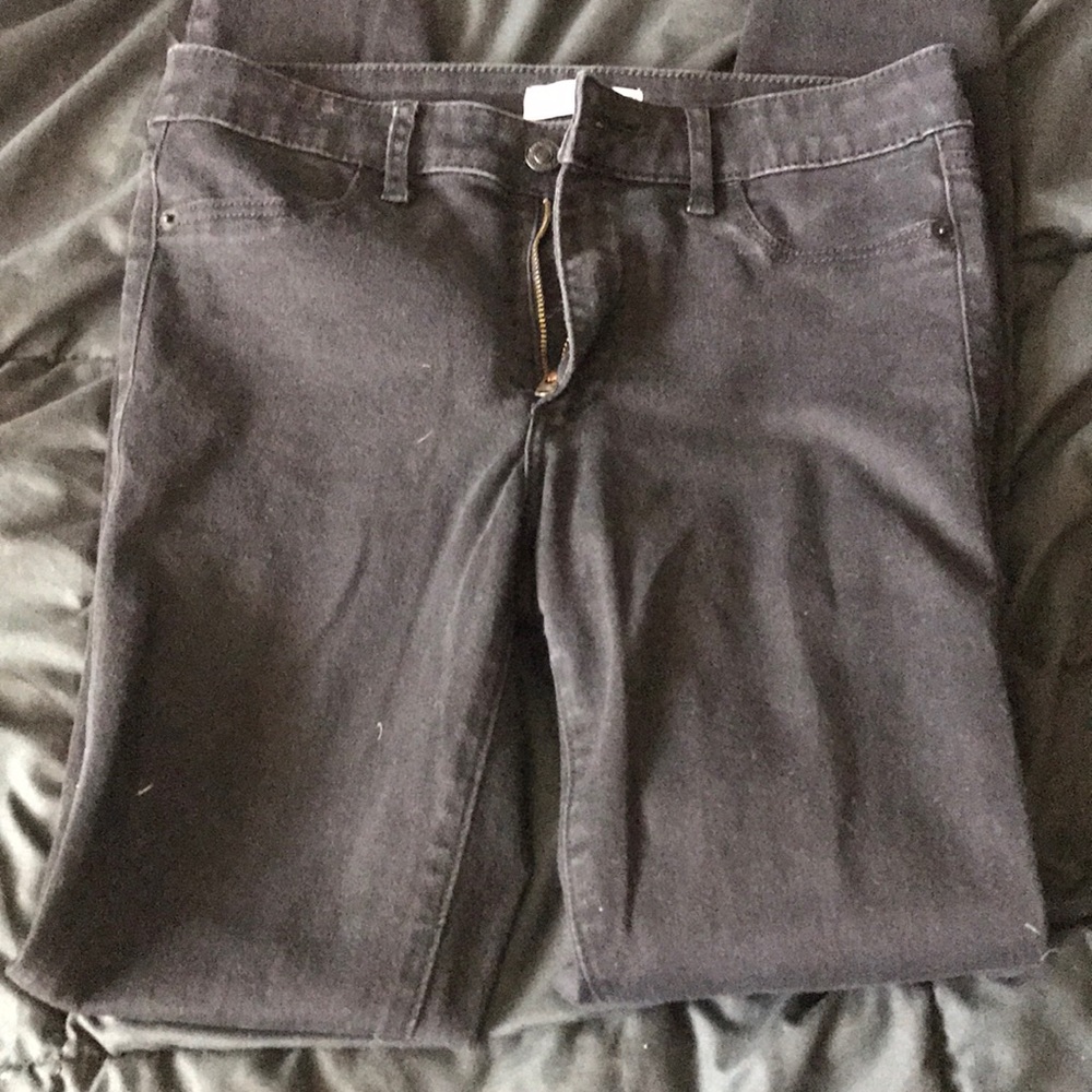 Abercrombie &fitch black skinny jeans sz 8r - Picture 3 of 4